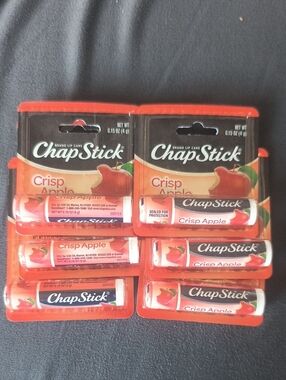 Chapstick Crisp Apple Lip Balm - Lot Of 6